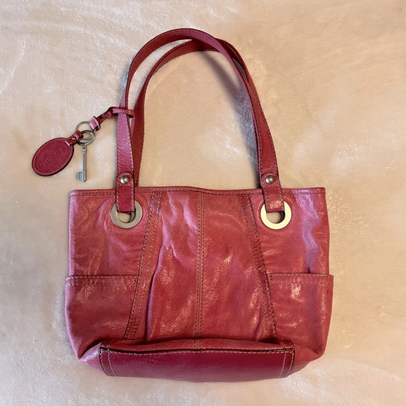 Fossil Handbags - Fossil purse shoulder bag pink excellent condition